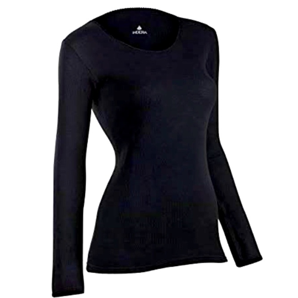 Indera Thermal Underwear Crew Top XL Black